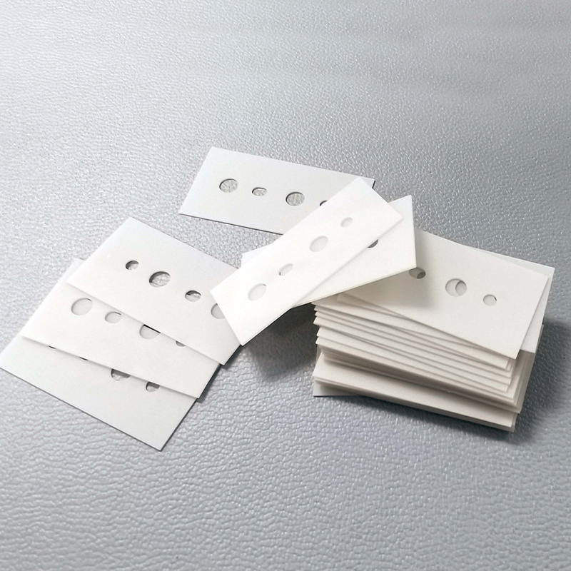 Aluminum nitride ceramic laser processing