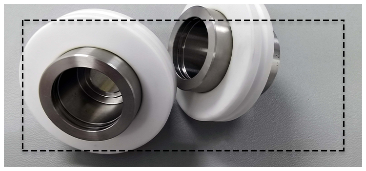 Stainless steel and alumina ceramic assembly 6 Stainless steel and alumina ceramic assembly 6
